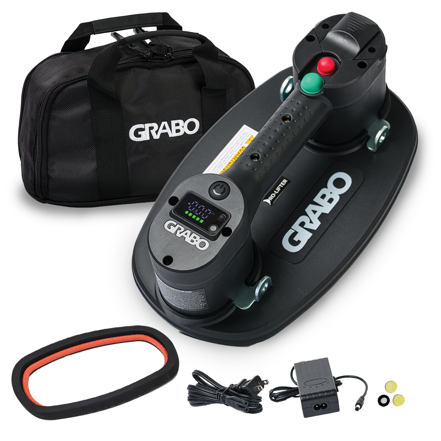 GRABO Pro Lifter 20 Cordless Portable Vacuum Suction Gripster 375 lb Glass Tile Wood